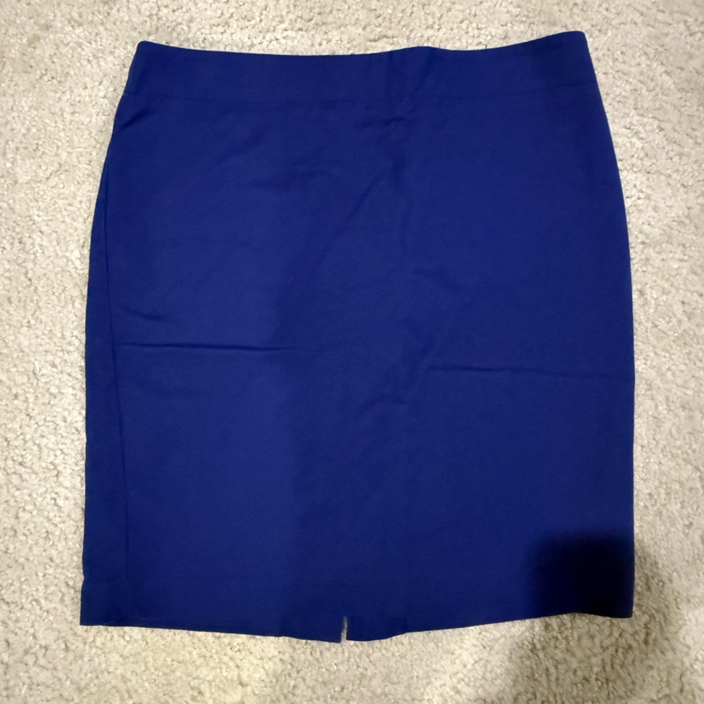 Kenar Royal Blue Pencil Skirt